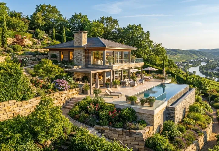 Villa mit Terrasse