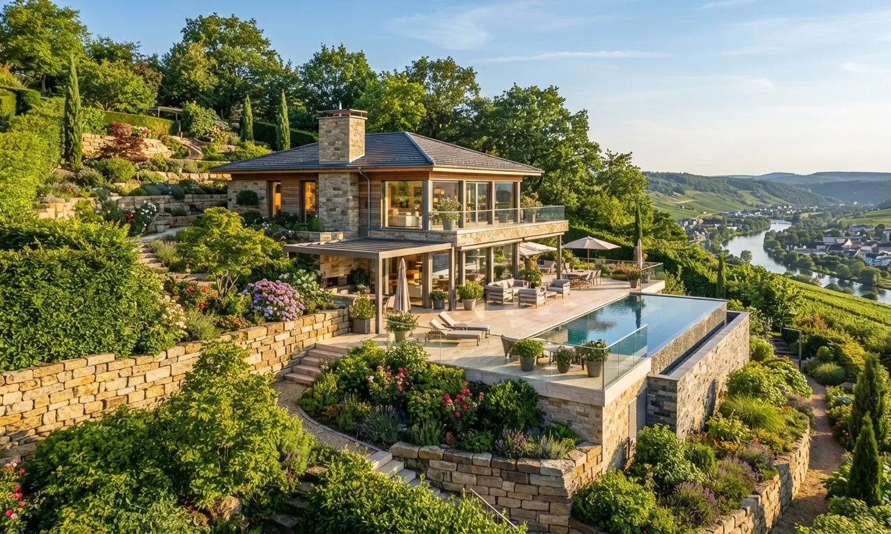 Villa mit Terrasse